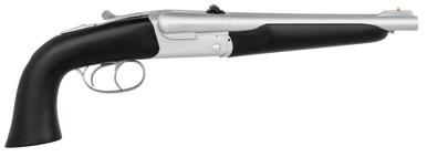 Pedersoli Howdah Alaskan 410 Bore 1025in Barrel 2rd 45 Long Colt capable Black Stock  Forend  Gray 020S643410