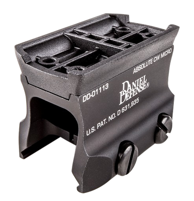 Daniel Defense 0304518025 Micro Mount  Black Anodized