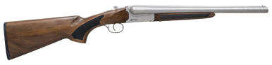 Citadel Boss SxS Coach 12GA 185in Barrel 2rd Wood Stock  Forend  Gray CITSBS1218NKL