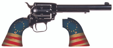 Heritage Rough Rider Revolver  Black  22 LR  16 Barrel  6rd  Honor Betsy Ross Grips