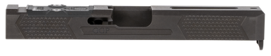 Grey Ghost Precision GGP173OCV4 GGP17 Version 4 Slide Compatible w/Glock G17 Gen3, Milled For Trijicon RMR & Leupold Deltapoint Pro, 17-4 Stainless Steel w/Black Nitride Finish