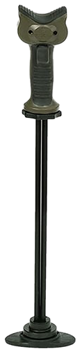 Cuddeback 164 Solid Aim Shooting Stick with Brown Finish, Rubber Foot & 8-60" Vertical Adjustment is Treestand & Crossbow Compatible