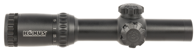 Konus 7182 KonusPro M-30 Matte Black 1-6x24mm Dual Illumination Engraved Circle Dot Reticle