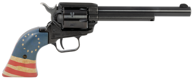 Heritage Rough Rider Revolver - Black | .22 LR | 6.5" Barrel | 6rd | Honor Betsy Ross Grips