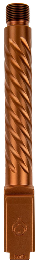 Ballistic Advantage BAPSG175T3R Premium Series  Threaded/Spiral Fluted, 9mm Luger, Copper PVD, Fits Glock 17 Gen 5