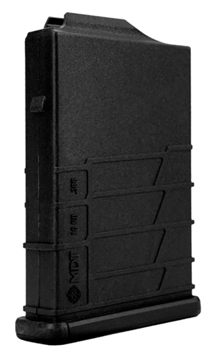 Mdt Sporting Goods Inc 104447BLK AICS Magazine  10rd Extended 308/6.5 Creedmoor Short Action, Black Polymer Fits Some Chassis/Bottom Metal (MDT/XLR/KRG/GRS/CDI/Pacific Tool & Gauge)