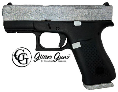 Glock 43X MOS, 9mm, 3.4in. Barrel, 10rd - Glitter - 151550026665