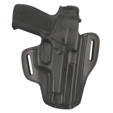 Gold Line 2 Slot Leather Belt Slide Holster - B802-26R