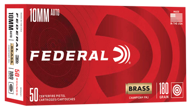 Federal Champion Training 10mm Auto Full Metal Jacket 180 Grain 50 Rounds