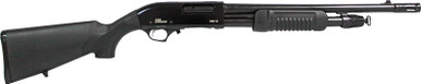 Iver Johnson PAS12 12GA 185in Barrel 5rd Synth Stock  Forend  Black PAS12MB