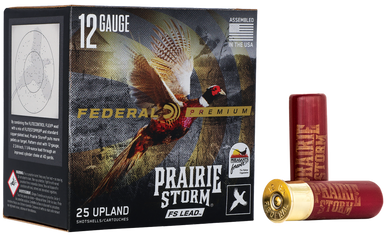 Federal Premium Prairie Storm Shotgun Ammo 12 ga. 3 in. 1 5/8 oz. 4 Shot FS Lead 25 rd.