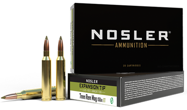 Nosler Expansion Tip Rifle Ammunition 7mm Rem. Mag. 150 gr. ET SP 20 rd.