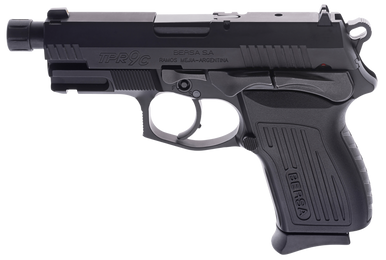 Bersa TPR Compact, 9mm Luger, 3.25in. Barrel, 13rd, Threaded - Black (TPR9CMX)