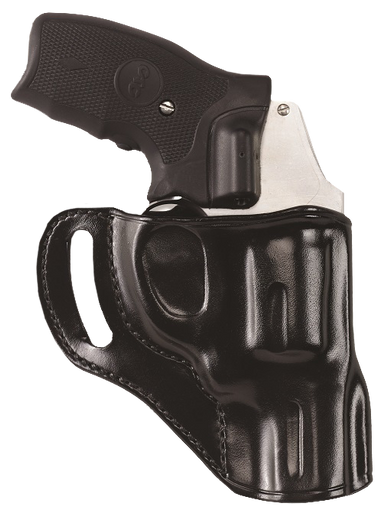 Galco HT118B Hornet  OWB Black Leather Belt Slide Fits Ruger SP101 Fits Colt Cobra Right Hand
