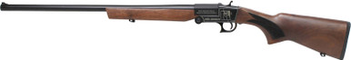Iver Johnson IJ700 Youth 20GA 24in Barrel 1rd Wood Stock  Forend  Black IJ70020Y24C