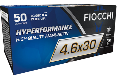Fiocchi 46EXD Hyperformance  4.6x30mm 38gr Tipped Hollow Point 50 Rounds
