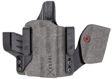 Safariland INCOG0895A0CX261MC IncogX  wMag Caddy IWB BlackGray Boltaron Belt Clip Fits Glock 43X48 Right Hand