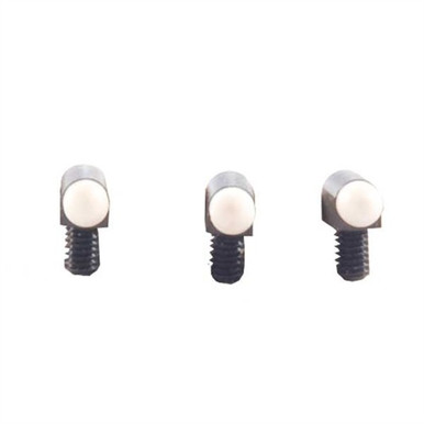 STD BEAD, 1/8'' 3-56 TPI, 5/32'' SHANK, WHITE, 3-PAK