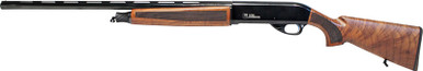 Iver Johnson IJ500 12GA 28in Barrel 5rd Wood Stock  Forend  Black IJ50012WOODSM