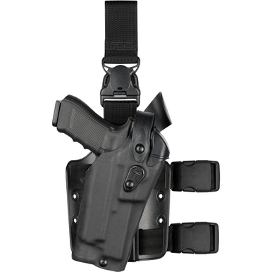 Model 6305RDS ALS/SLS Tactical Holster w/ Quick-Release Leg Strap for Glock 19 MOS w/ Light