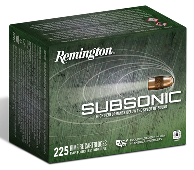 Remington Subsonic 22LR Hollow Point 40 Grain 225 Rounds