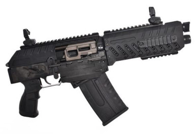 FosTech Origin-12 SABS Semi-Automatic Breaching Shotgun (AOW) - Black w/ Nickel Internals | 12ga | 9.75" Barrel -