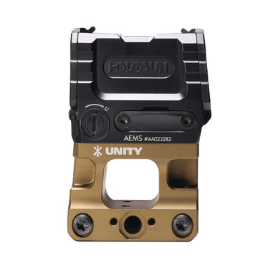 Unity Tactical FAST AEMS FDE Optic Mount Anodized Flat Dark Earth