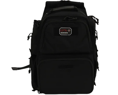 GPS Bags 1812BPB Executive Backpack Black Holds 5 Handguns