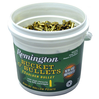 Remington Golden Bullet 22 Long Rifle Plated Hollow Point 36 Grain 1400 Rounds