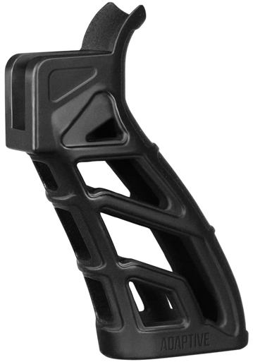 ADAPTIVE TACTICAL AT01900 Lightweight Tactical Grip (LTG)  Skeletonized Black Polymer, 25 Degree Grip Angle, Fits AR Platform
