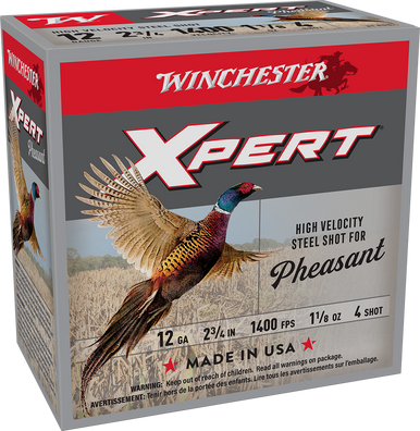 Winchester Super-X Xpert Pheasant Steel 12 ga. 2.75 in. 1 1/8 oz. 4 Shot 25 rd.