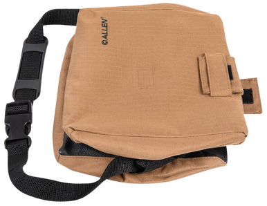 Allen 18420 Bench Shooting Bag  Empty Black/Tan 600D Polyester