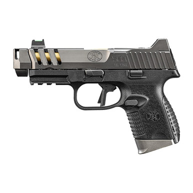 FN 509 CC Edge 9mm Luger 42 1215 Rounds Gold Barrel Graphite Optic  Slide