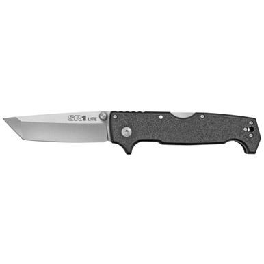 Cold Steel SR1 Lite Tanto Tri-Ad Lock Knife Black Griv-Ex - 4" Blade Satin