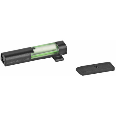 Meprolight USA 632163108 FT Bullseye Front Sight  Green Tritium/Fiber Optic Sig Sauer P365