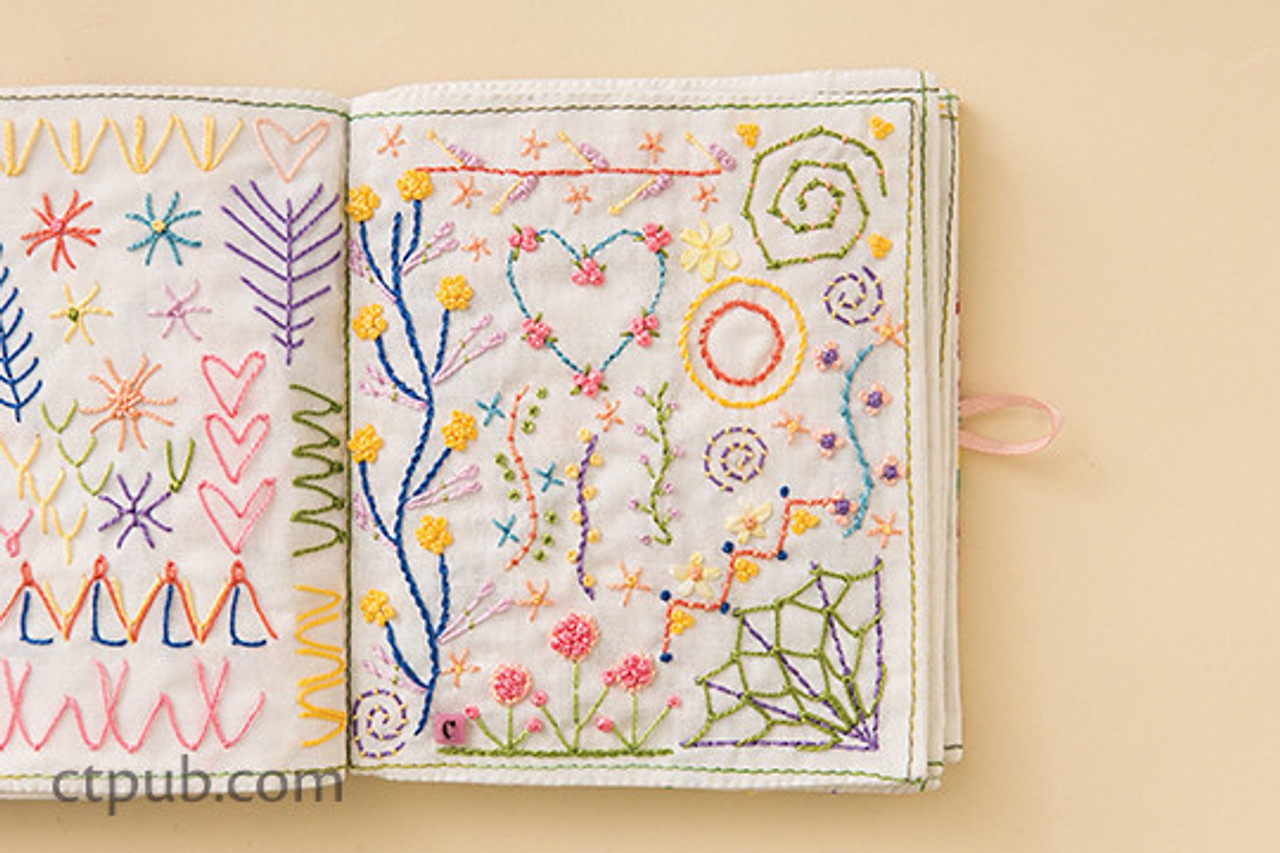 The Embroidery Book: Visual Resource of Color & Design * 149 Stitches *  Step-by-Step Guide by Christen Brown