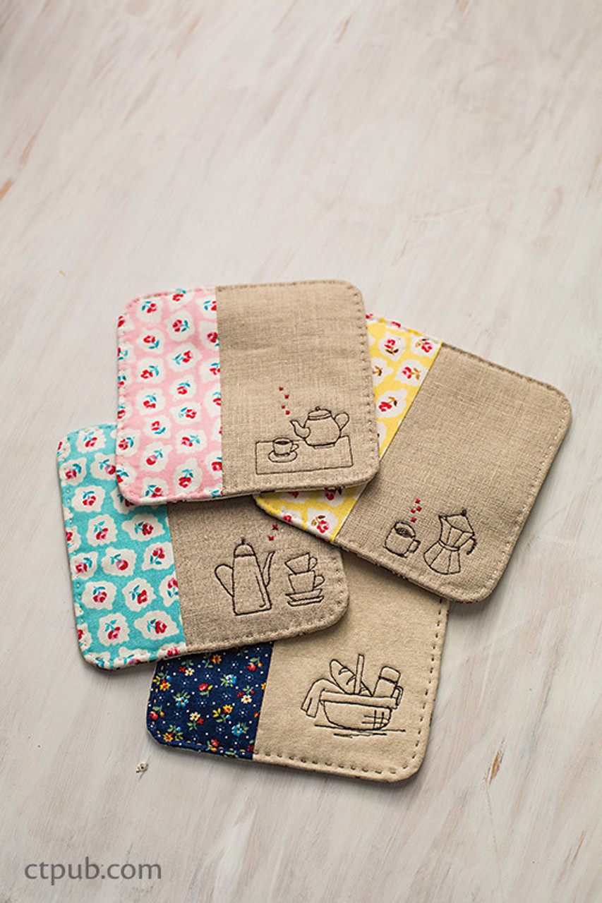 Free Project Download Sew Illustrated Coasters C T Publishing