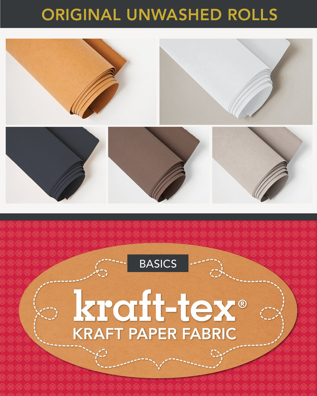 Kraft-Tex Kraft Paper Fabric 19X10yd-Black