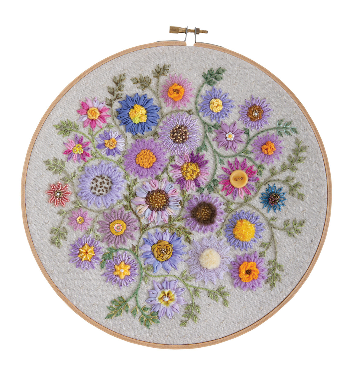 Foolproof Flower Embroidery by Jennifer Clouston – Seed Stitch Studio