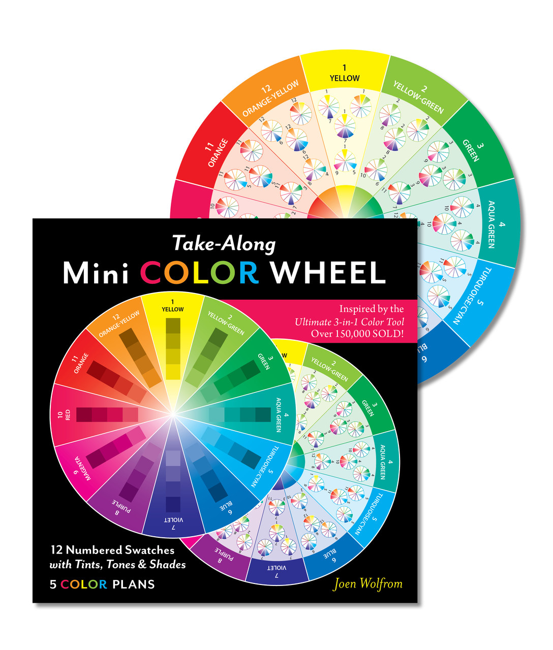 Color Wheel Card 12-color Color Ring, 5-color Color Matching, Rotatable,  Multi-functional, Universal For Students/designers/colorists - Temu Italy