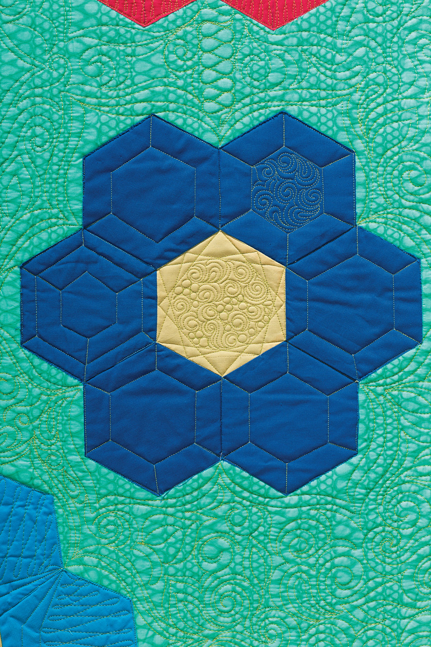 Free motion quilting  How mesmerizing is free motion quilting