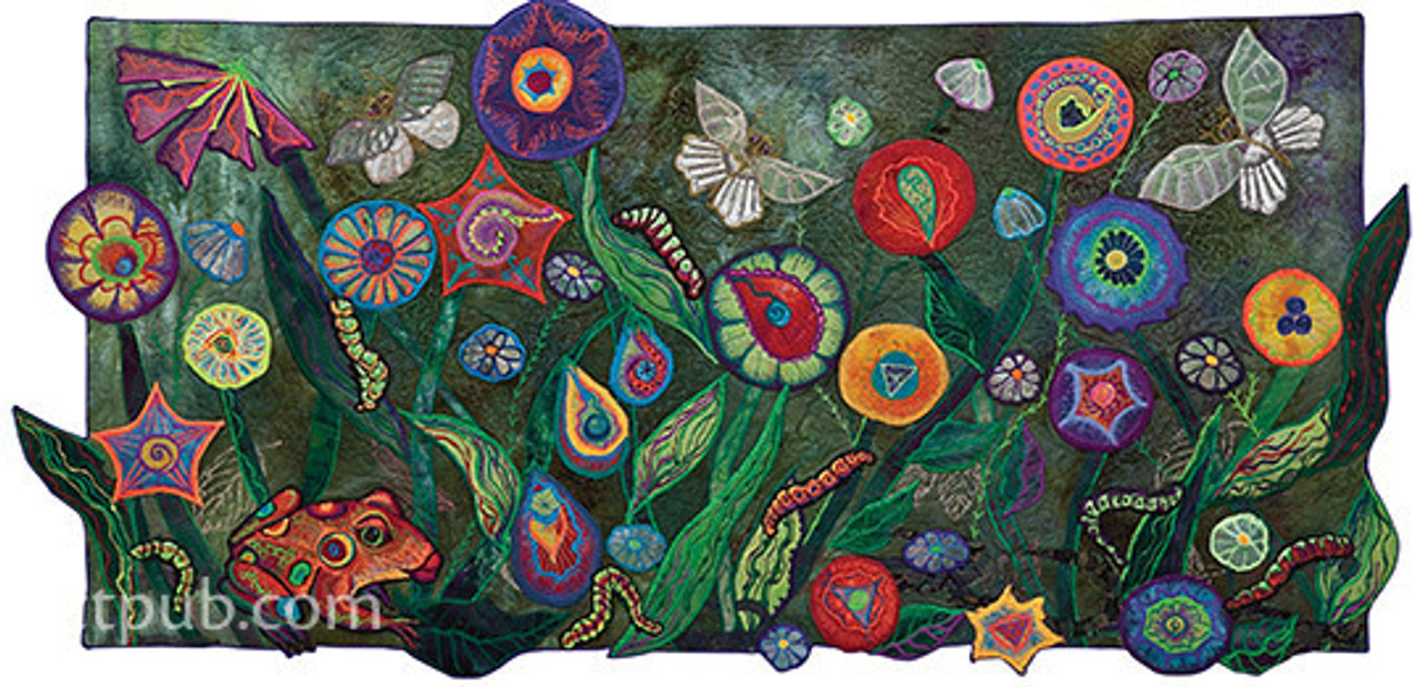 Thread Magic Garden: Create Enchanted Quilts with Thread Painting &  Intuitive Applique by Ellen Anne Eddy