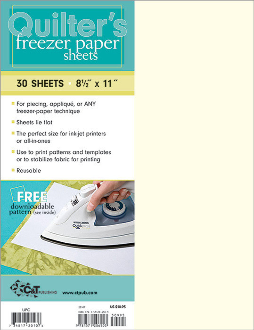 Freezer Paper Sheets, PET-Coated, 15 x 20, 1000/Case