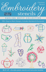 Embroidery Stencils Darling Motif Collection - C&T Publishing
