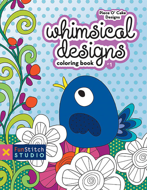 FunStitch Studio Whimsical Designs Coloring eBook 
