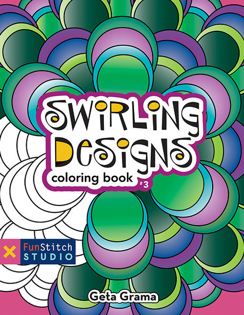 FunStitch Studio Swirling Designs Coloring eBook 
