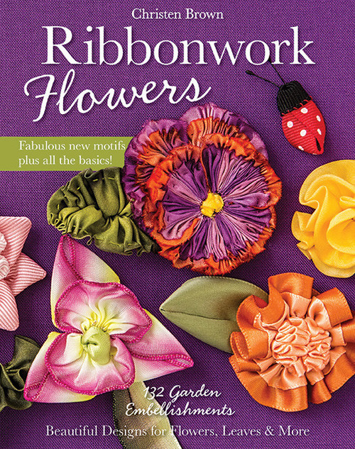 CT Publishing Ribbonwork Flowers 