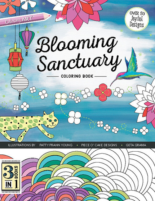 Coloring Art Blooming Sanctuary Coloring eBook