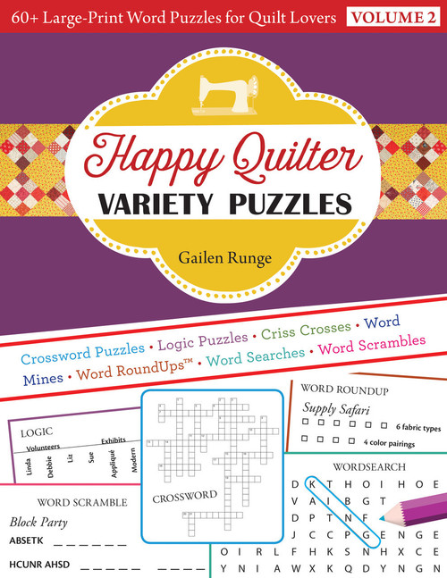 CT Publishing Happy Quilter Variety Puzzles—Volume 2