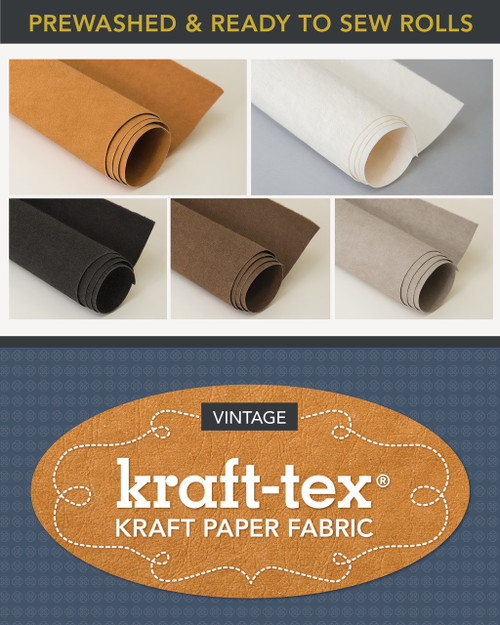 CT Publishing kraft-tex Vintage Prewashed Rolls and Ready to Sew